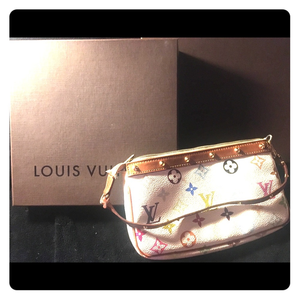 Louis Vuitton multi-color accessories pouch